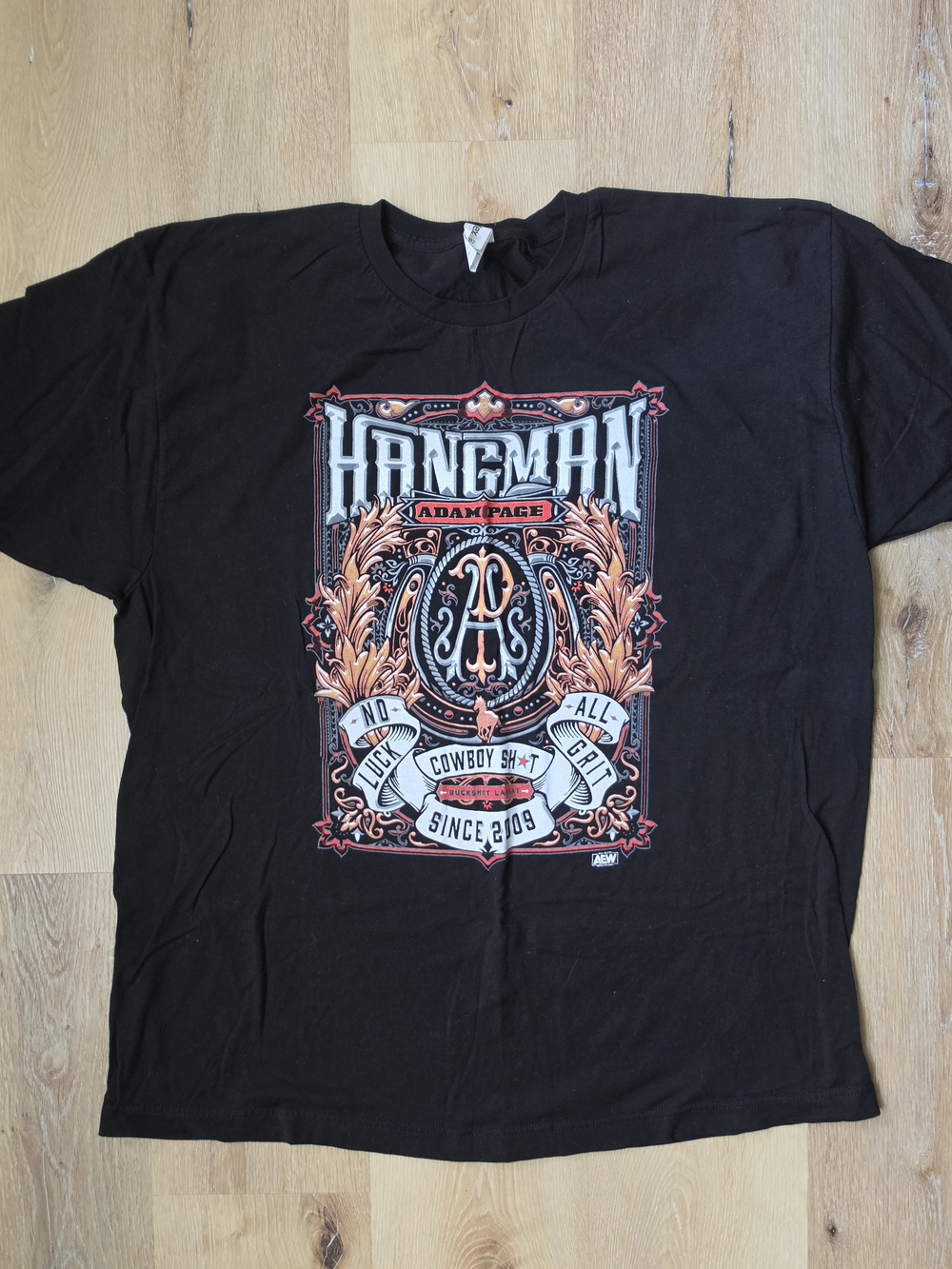 AEW Adam Page "Hangman" Black Graphic Tee
